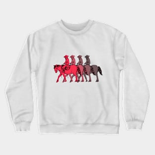 southern strings cowgirl pink 1 Crewneck Sweatshirt